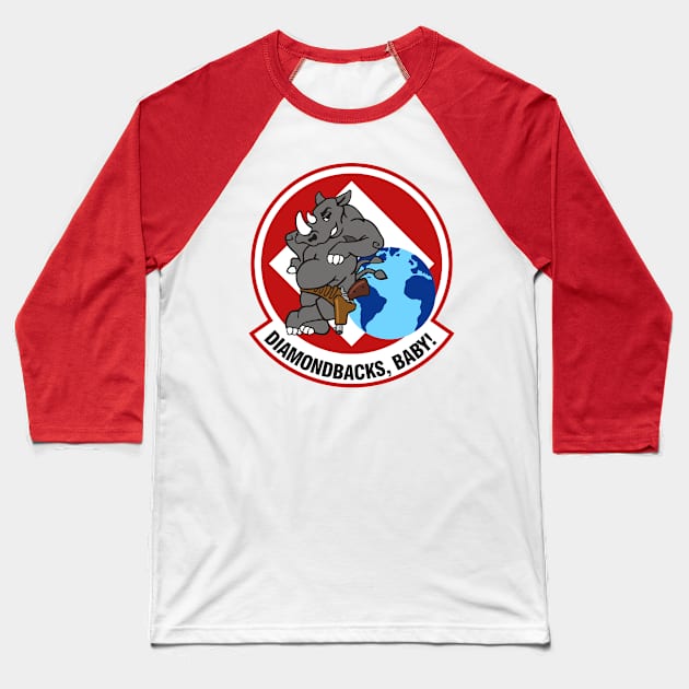 F/A18 Rhino - VFA102 Diamondbacks Baseball T-Shirt by MBK